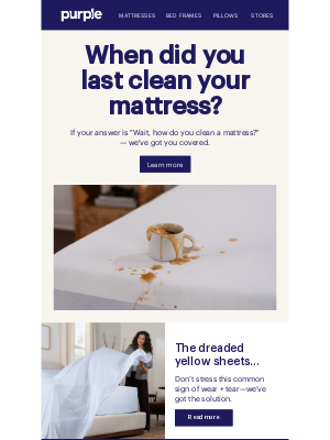 Purple - Mattress cleaning 101