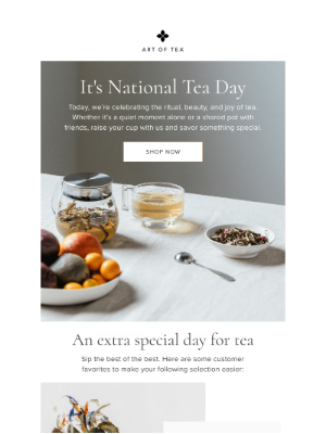 Art of Tea - Celebrating National Tea Day!!