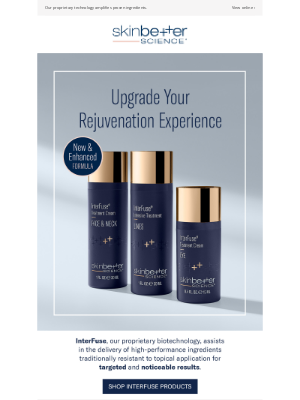 skinbetter - Discover the Power of InterFuse Technology