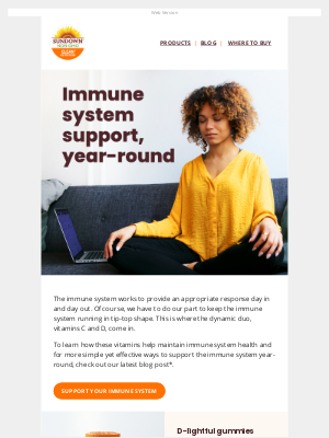 SundownNaturals - How to support your immune system, all year round