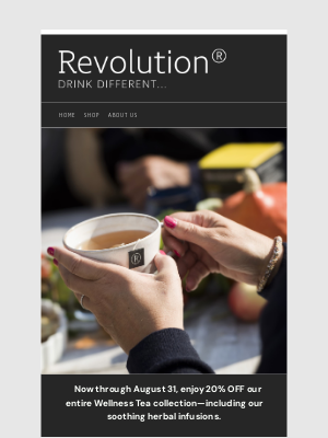 Revolution Tea - Your Daily Wellness Ritual Awaits 🌿