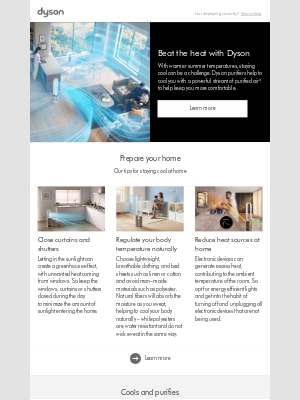 Dyson - Beat the heat with Dyson