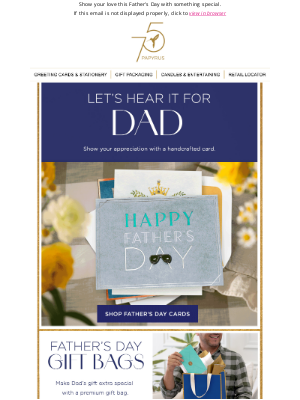 Papyrus - Everything you need to celebrate Dad