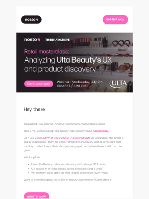Nosto - New retail masterclass: Inside Ulta Beauty’s digital experience