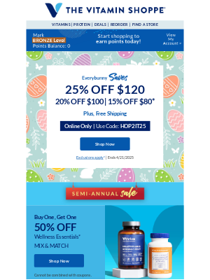 Get Easter savings with code HOP2IT25