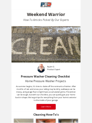 Water Pumps Direct - 🧼 Pressure Washer Cleaning Checklist