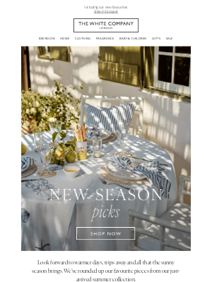 The White Company - Start dreaming of summer