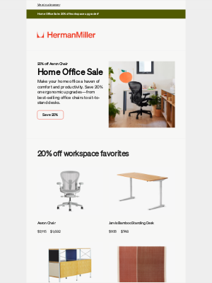 Design Within Reach - Home Office Sale: 20% off starts now