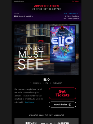 AMC Theatres - Leo, Your Weekly Ticket Is Here