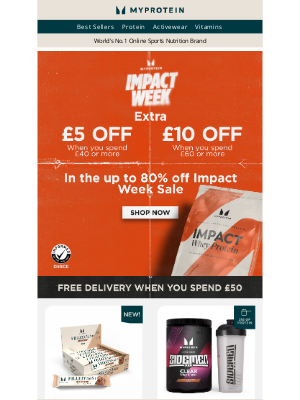 Myprotein (United Kingdom) - Unlock up to 80% OFF 🔒