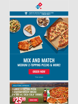 Dominos (Canada) - 🍕A mid-week mood boost straight to your door 😀