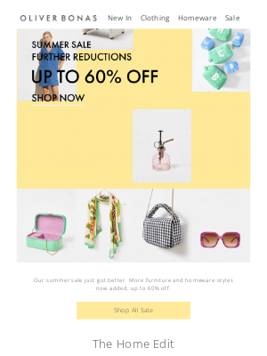 Oliver Bonas - Sale further reductions | Up to 60% off