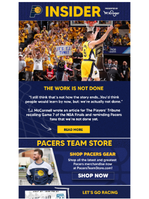Indiana Pacers - McConnell shares a message to Pacers fans