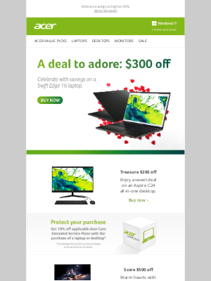 Acer - Fall for delightful deals—up to $500 off—on tech you’ll love