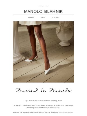 Manolo Blahnik - Married In Manolos | Shop the Edit