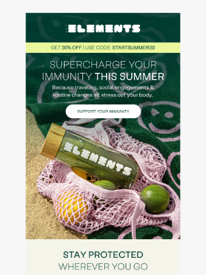 Daily Elements - Feel good all summer ☀️✈️