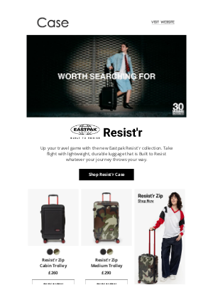 Case Luggage - Built to Resist: Meet the New Eastpak Resist'r Collection