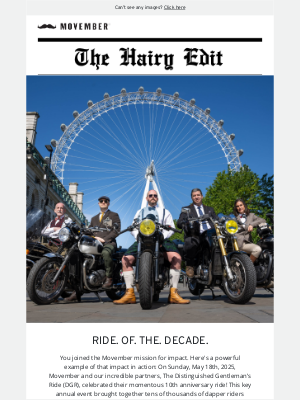 Movember Foundation - 10 Years. One Mission. The DGR Story Continues