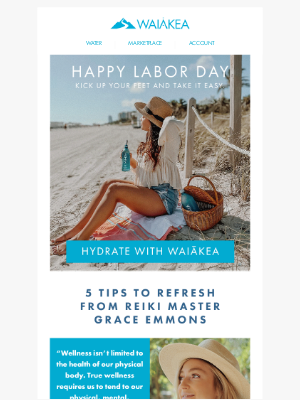 Happy Labor Day email by