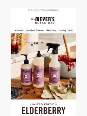 Mrs. Meyer’s Clean Day - Elderberry's BACK 💟​