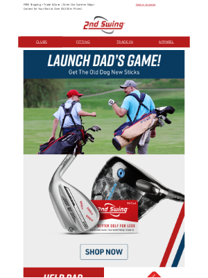 2nd Swing Golf - Get the Old Dog New Sticks ⛳ Father's Day Specials + Clubs In Play at This Week's Major