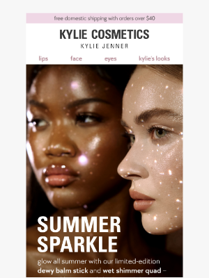 Kylie Cosmetics - glazed & glowy for summer ✨