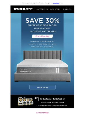 Tempur-Pedic - Save 30% on legendary technology