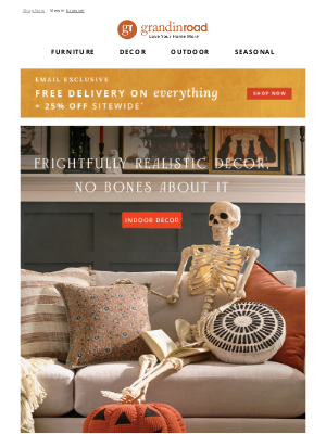 Grandin Road - Decor that's dying to be apart of your Halloween display