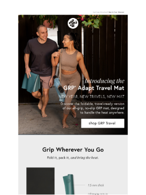 Manduka - NEW Release: GRP Adapt Travel Mat