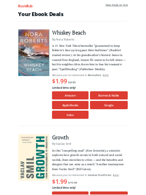 BookBub - Your ebook bargains for Saturday