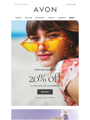 Avon - Red-Hot 🔥Deal! 20% Off Sitewide