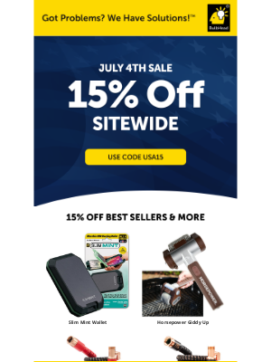 BulbHead - Celebrate July 4th With 15% Off Sitewide! 💫