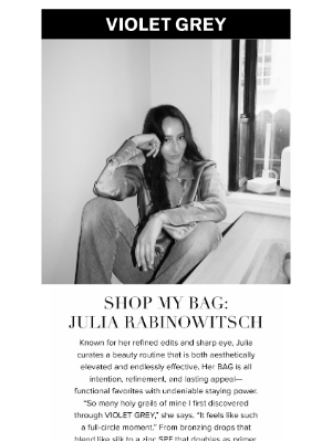 VIOLET GREY - Shop My Bag: Julia Rabinowitsch