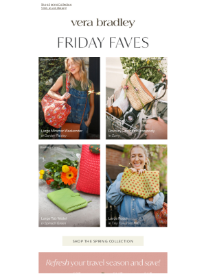 Vera Bradley - Friday Faves: Spring creator picks!