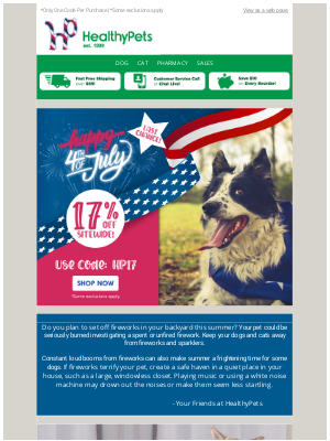 HealthyPets - 🇺🇸This Sale's Ending with a Bang!🧨