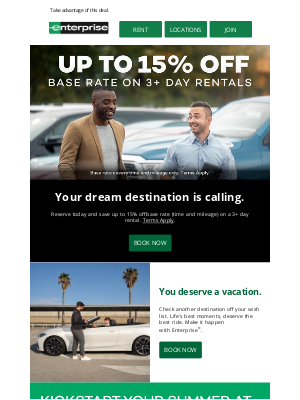 Enterprise Rent-A-Car - ATTN: Special Savings