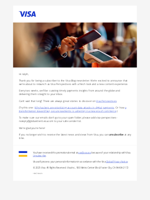 Visa - Visa Perspectives: Your source for the latest global payments insights