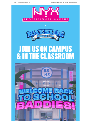 NYX - Baddies 🤗 Join us in Roblox's Bayside High School