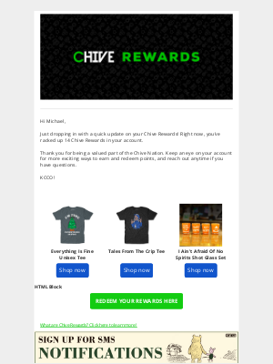 The Chivery - 🎉 Your Monthly Rewards Summary: See Your Earned Points!