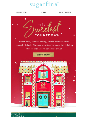 Sugarfina - Gift The Gingerbread House Advent Calendar