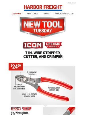 Harbor Freight - NEW PRODUCT ALERT