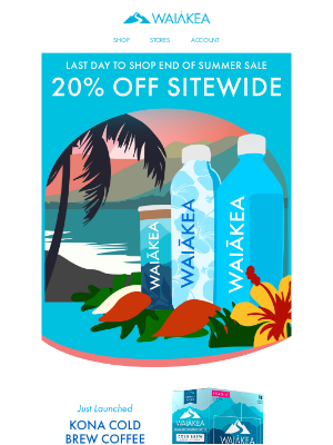 Waiakea Hawaiian Volcanic Water - LAST CHANCE TO SHOP 20% OFF