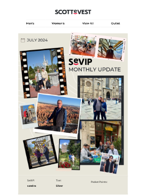 Scottevest - SeVIP Monthly Update July 2024