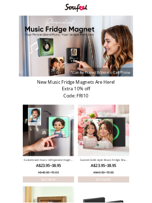 Soufeel Jewelry (Australia) - 🎁New Music Fridge Magnets Are Here!💥