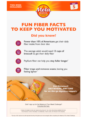 Metamucil - ✨Your Daily Dose of Wellness: Day 5 Fiber Facts!