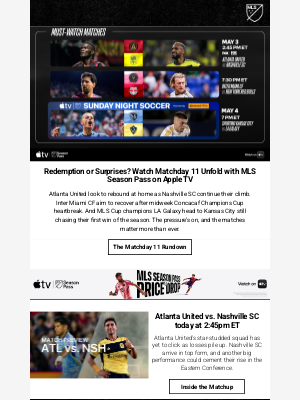 Major League Soccer - Top 3 must-see showdowns this weekend