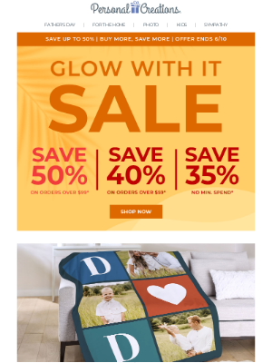 Personal Creations - The Forecast? High Chance of Discounts!