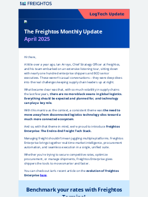 Freightos - [Freightos Report] LogTech Innovation Monthly Update - April