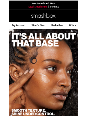 Smashbox Cosmetics USA - One Order Away From No Shine