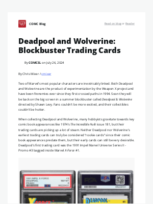 Deadpool and Wolverine: Blockbuster Trading Cards